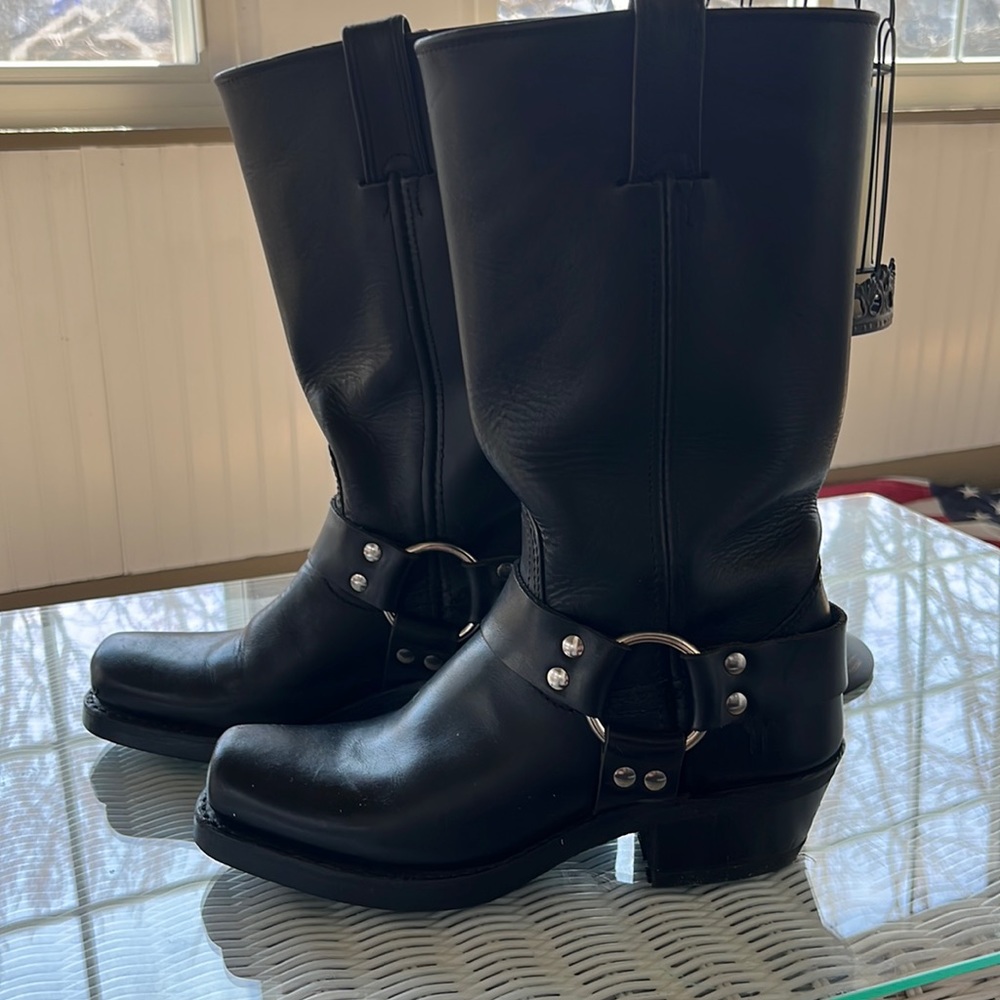 Frye harness boots